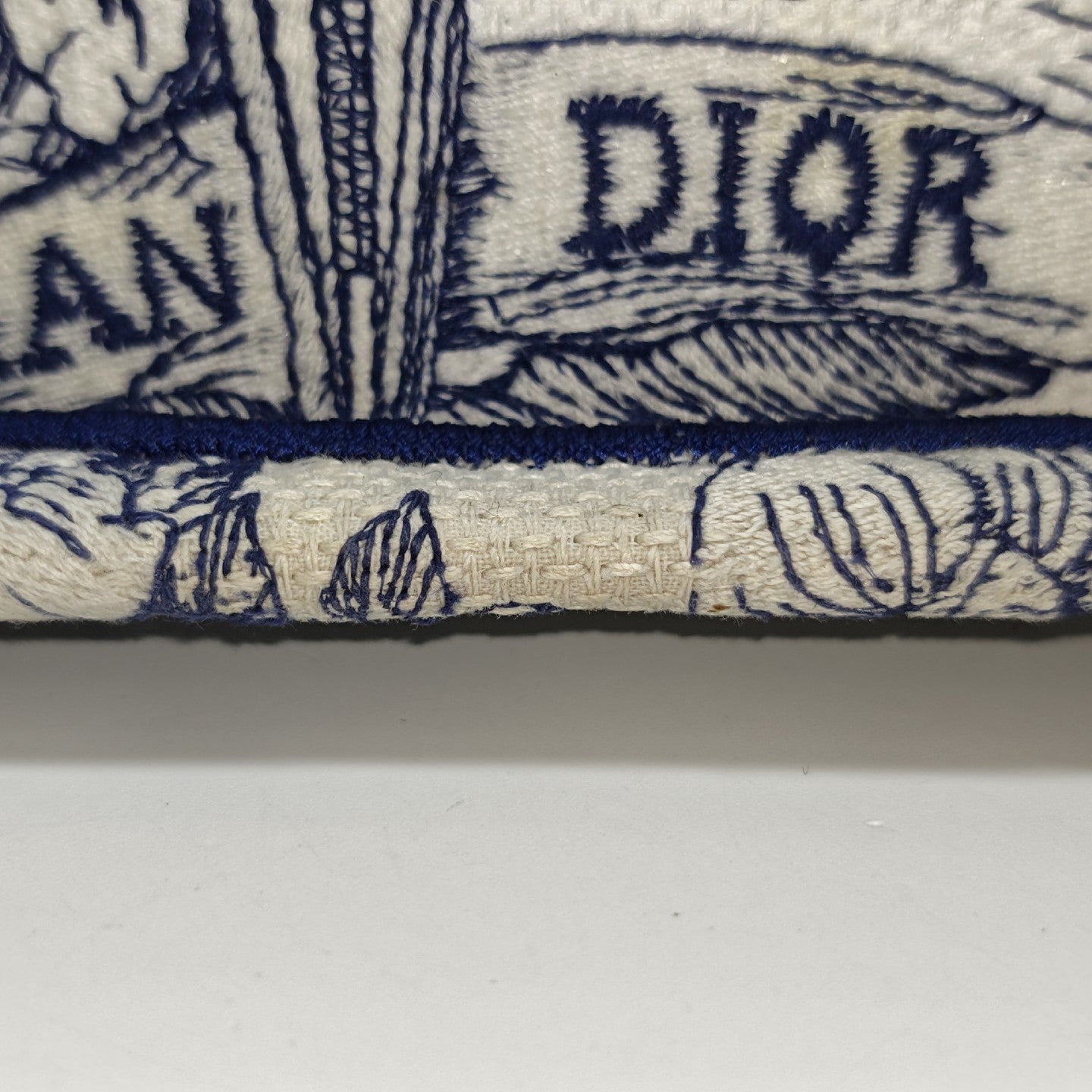 Book Tote Medium Canvas Blue