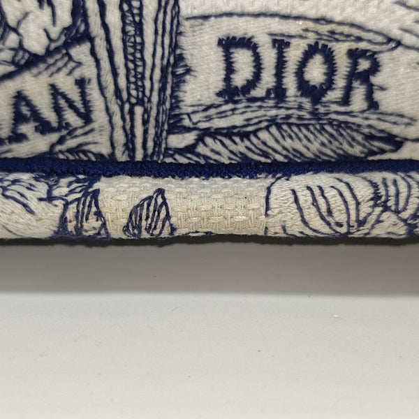 Book Tote Medium Canvas Blue