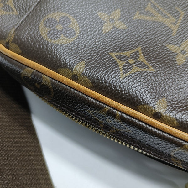 GANGE Monogram Coated Canvas Brown