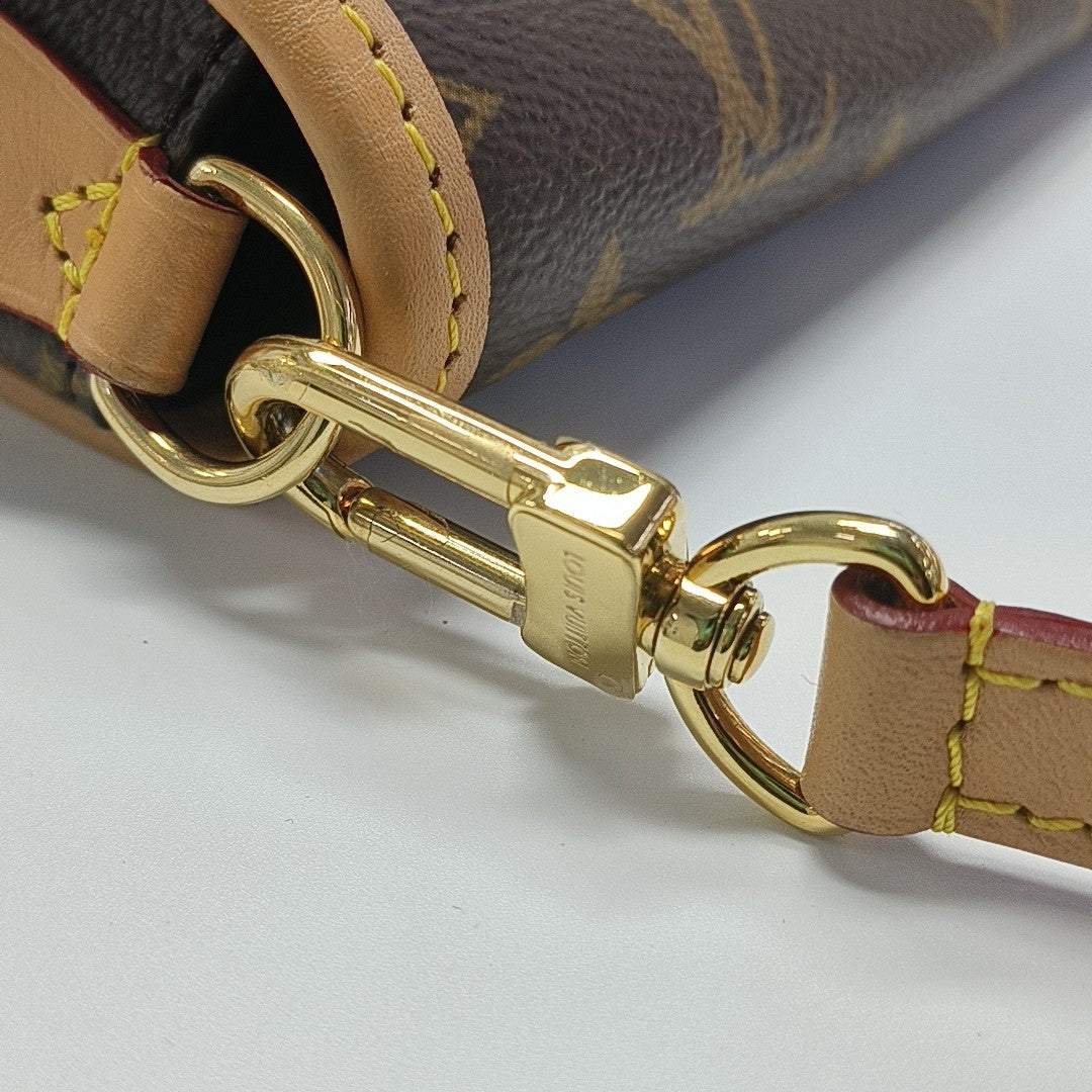DIANE Monogram Coated Canvas Brown