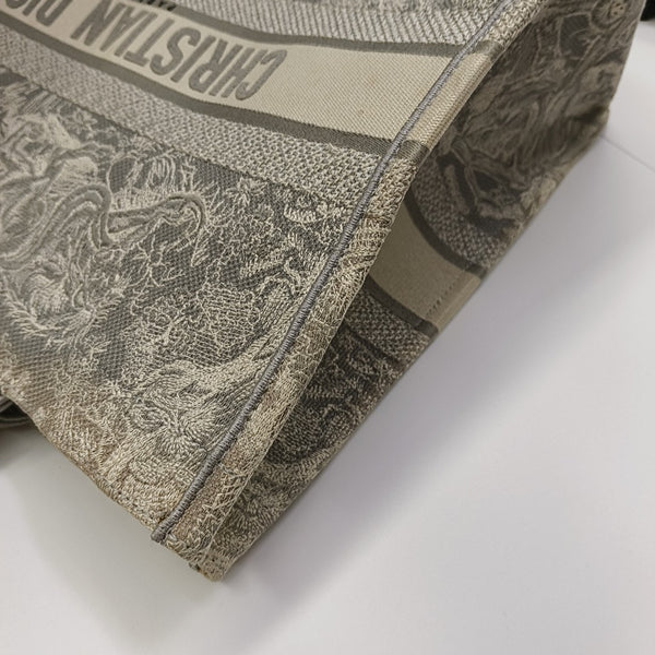 Book Tote Large Fabric Gray