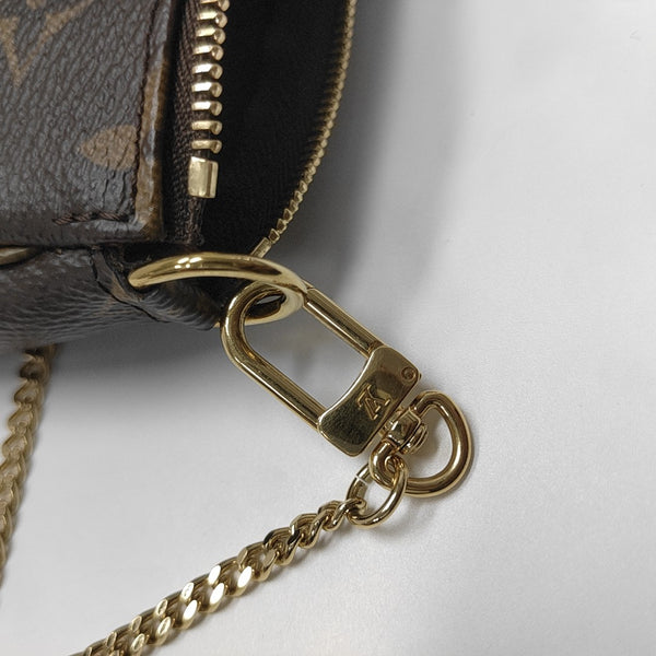 ACCESSOIRES Mini Monogram Coated Canvas Brown