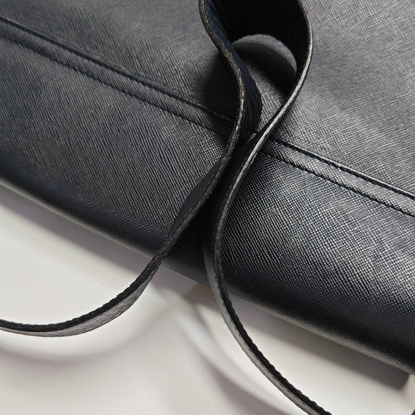 Calfskin Shoulder Bag Blue