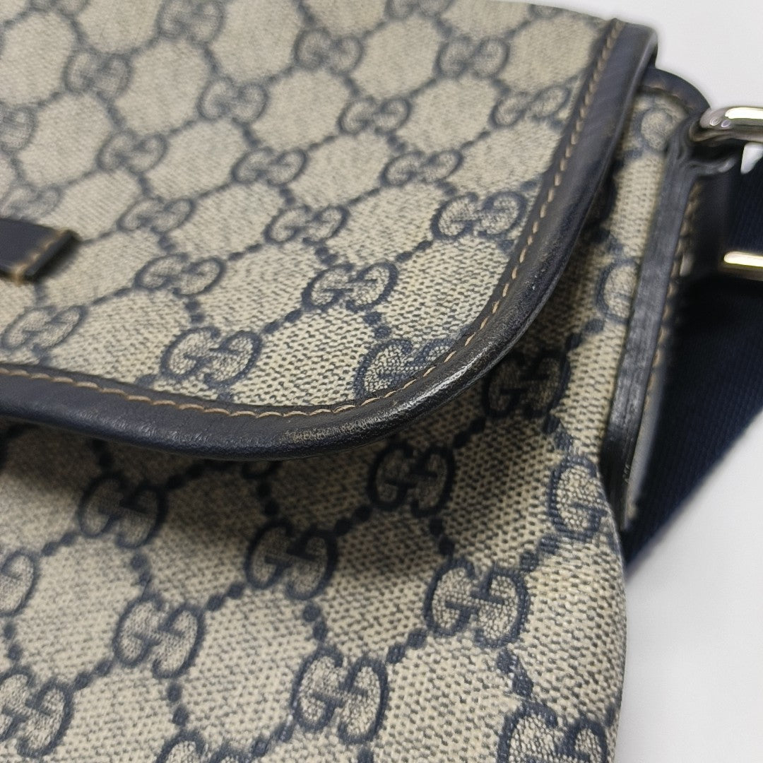 Monogram Coated Canvas Shoulder Bag Beige