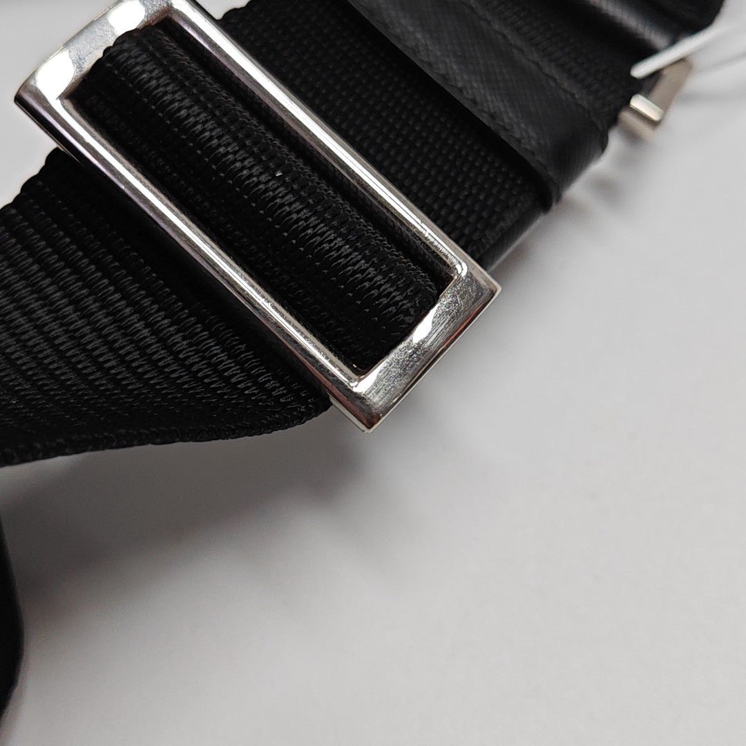 Nylon Shoulder Bag Black
