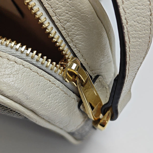 Ophidia Mini Monogram Coated Canvas Beige