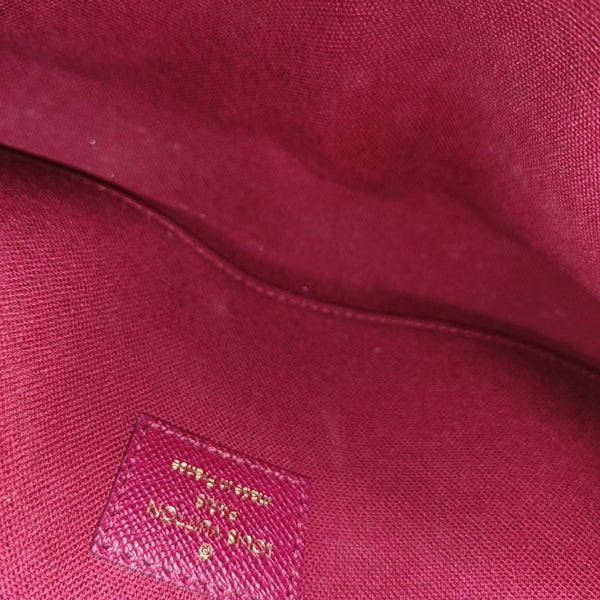 FÉLICIE Monogram Lona Revestida Marrón