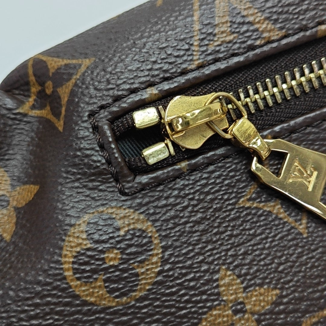 BUMBAG Monogram Coated Canvas Brown