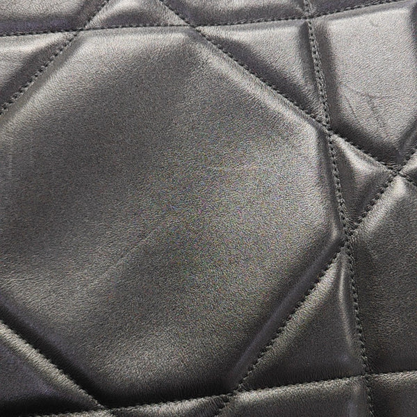 Cannage Calfskin Tote Bag Medium Black