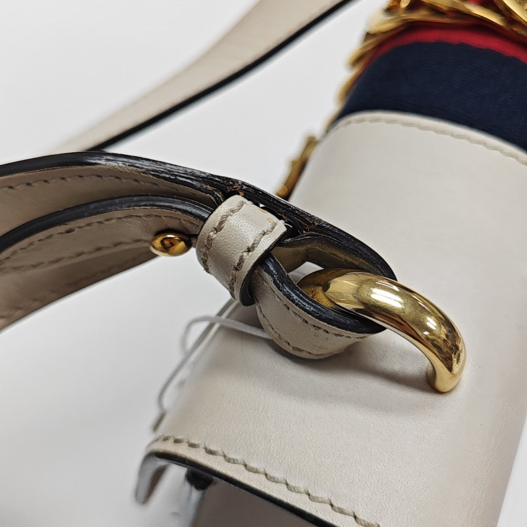 Sylvie Small Calfskin White