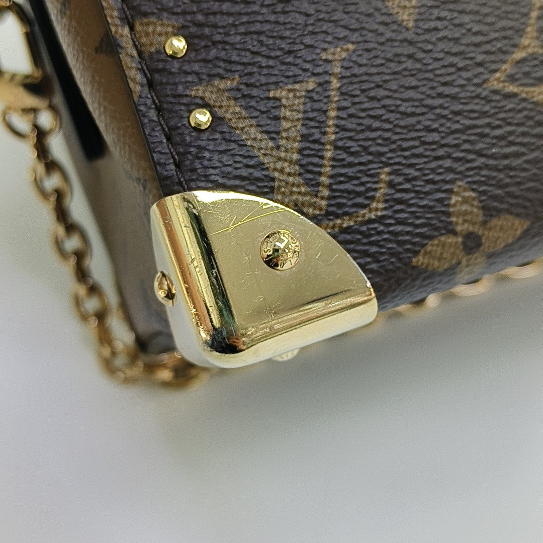 SPEEDY TRUNK 20 Monogram Coated Canvas Brown