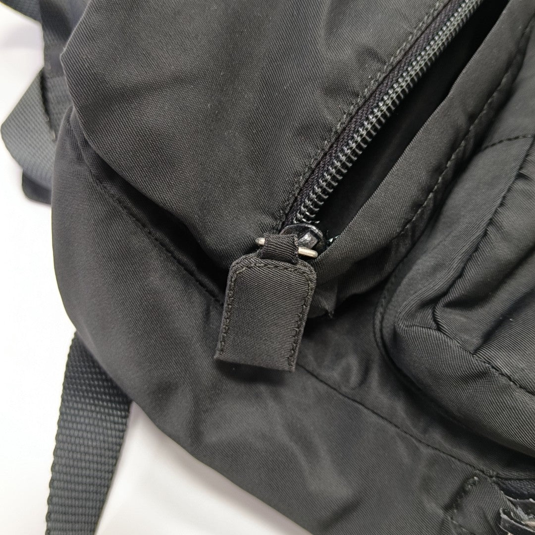 Nylon Backpack Black