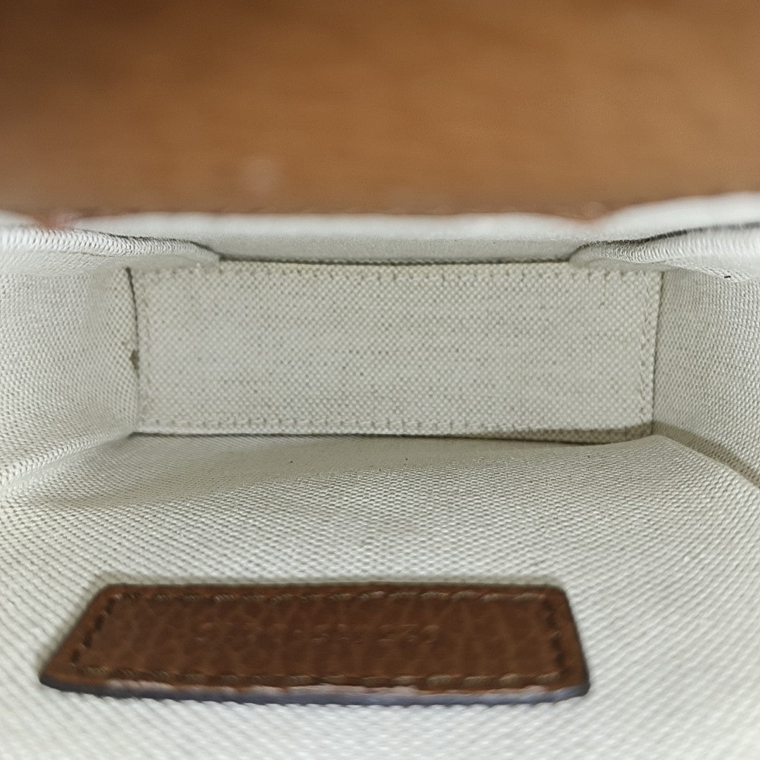 Horsebit 1955 Mini Monogram Denim Blue