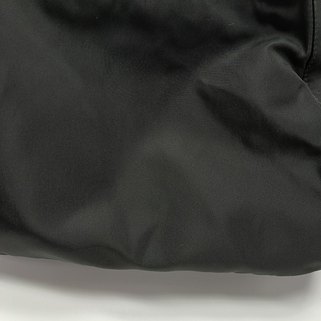 Nylon Shoulder Bag Black