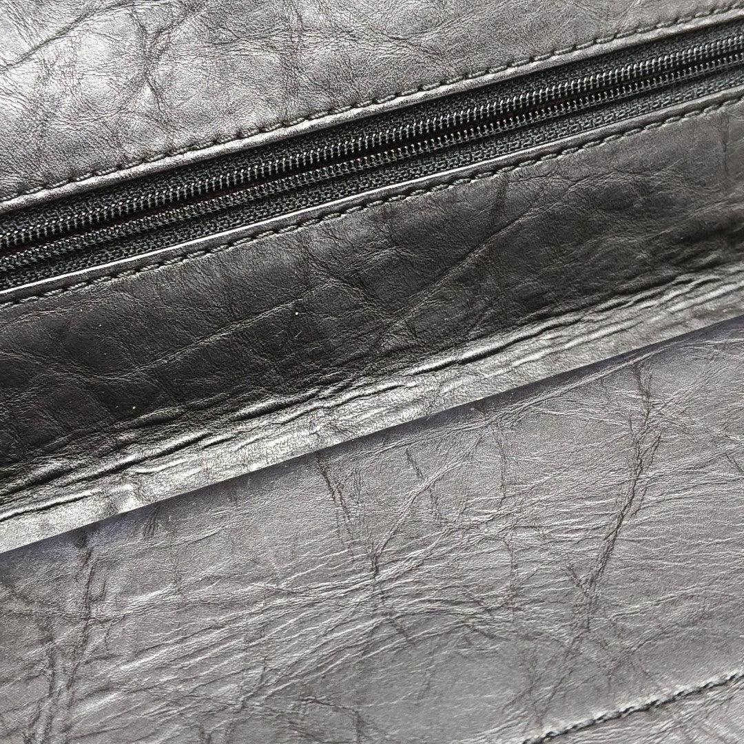 2.55 227 (jumbo) Quilted Calfskin Black