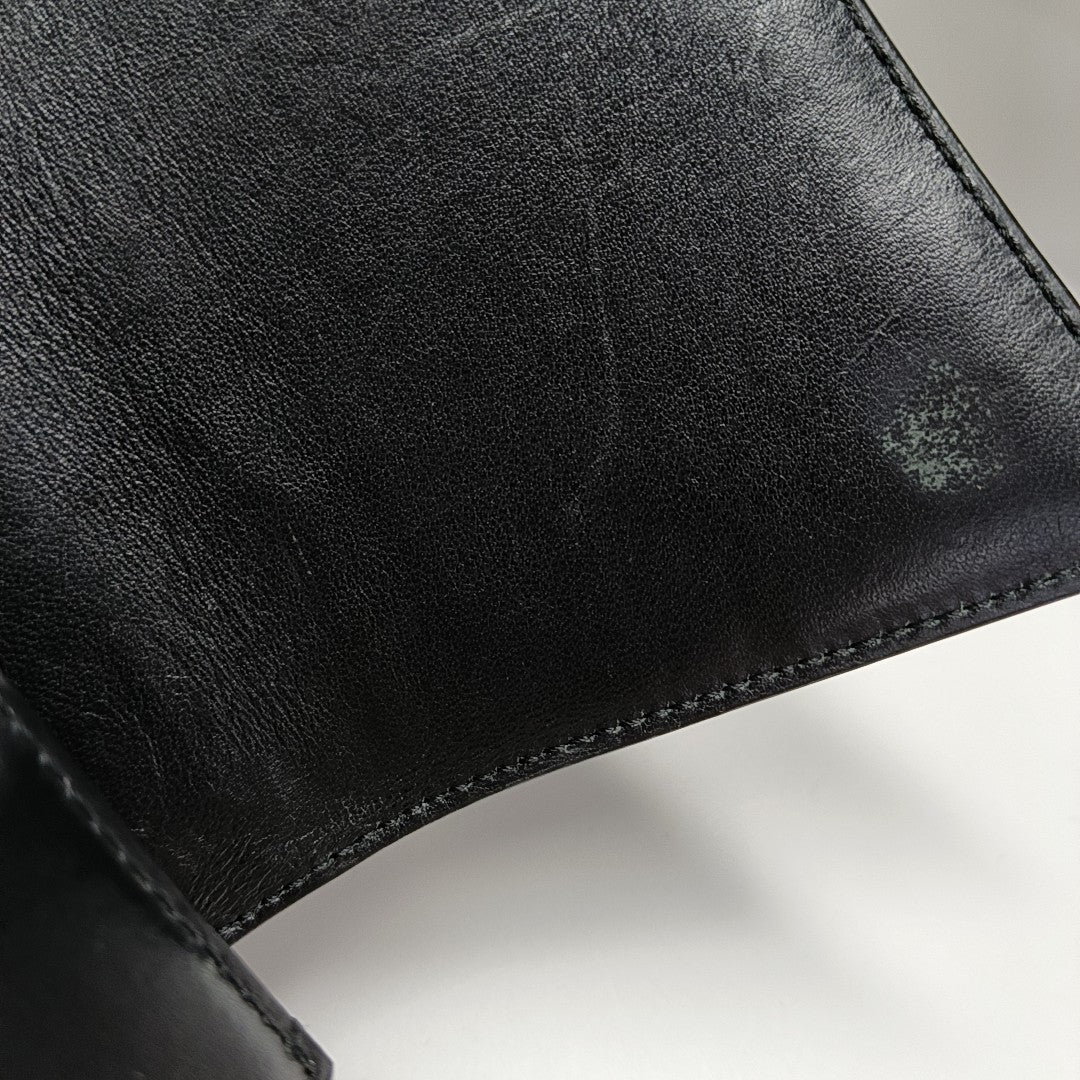 Hourglass S Calfskin Black