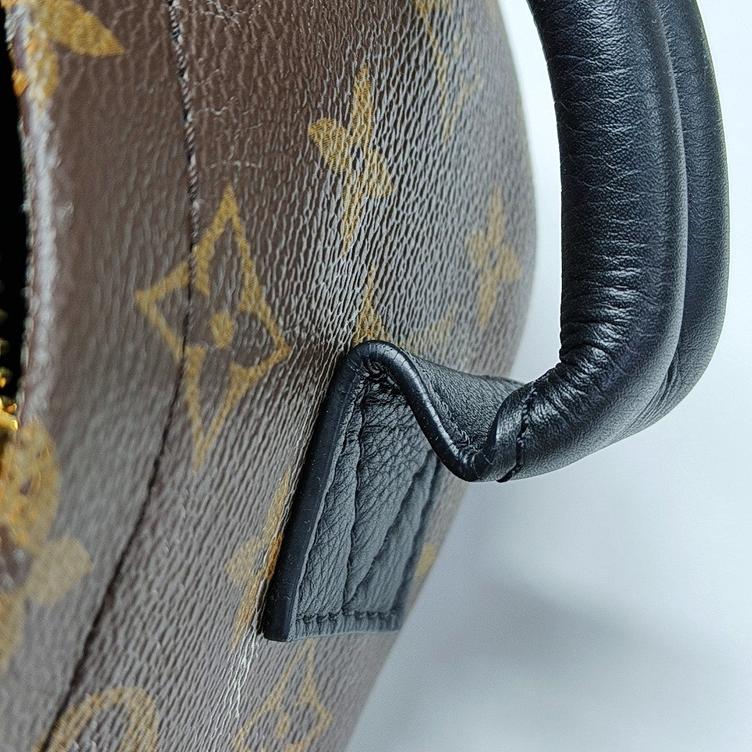 PALM SPRINGS PM Monogram Coated Canvas Brown