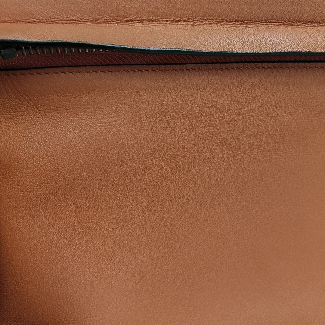 T Pouch Calfskin Orange