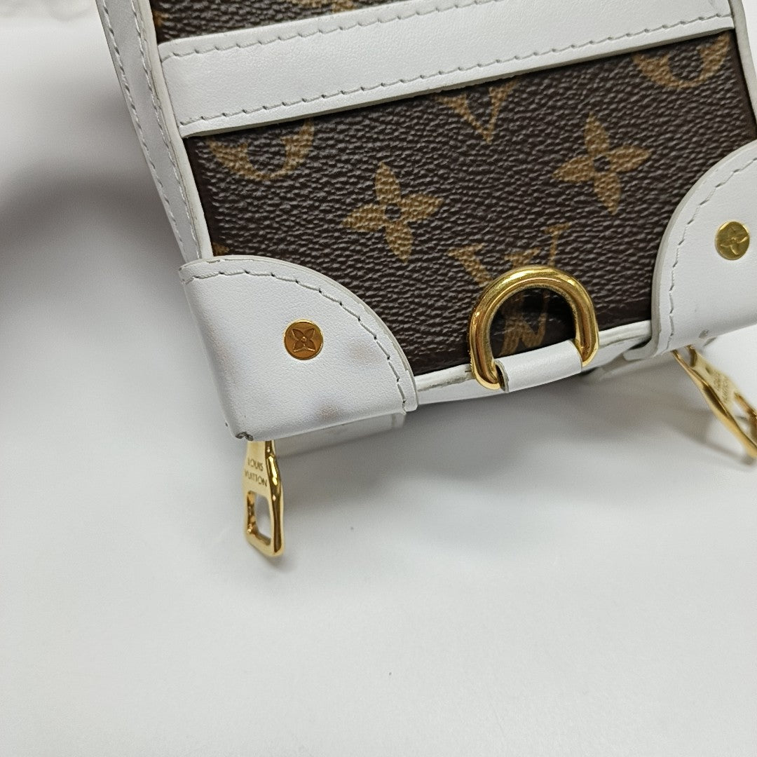 SOFT TRUNK Monogram Coated Canvas Brown