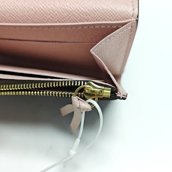 ROSALIE Monogram Coated Canvas Brown Wallet