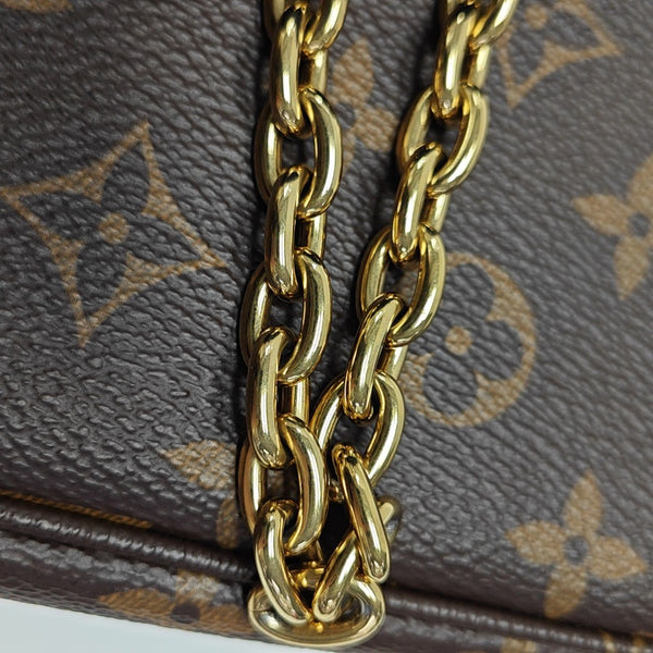 IVY Monogram Coated Canvas Brown
