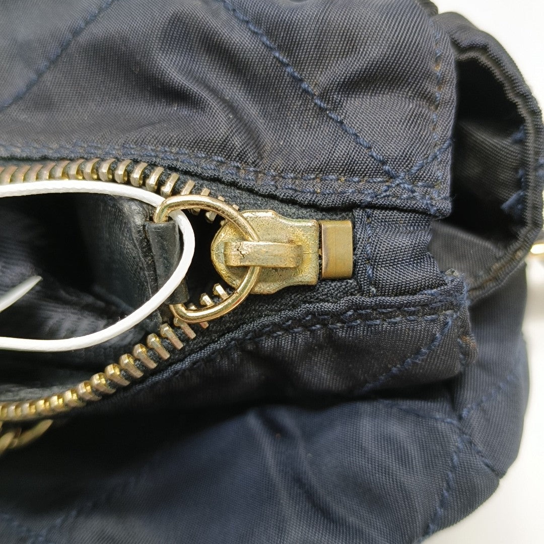 Vintage Quilted Nylon Blue