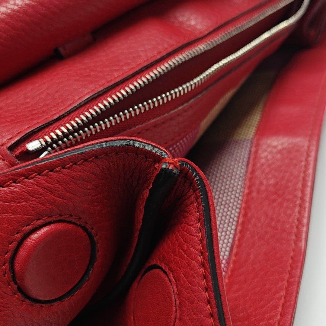 Daily Calfskin Red