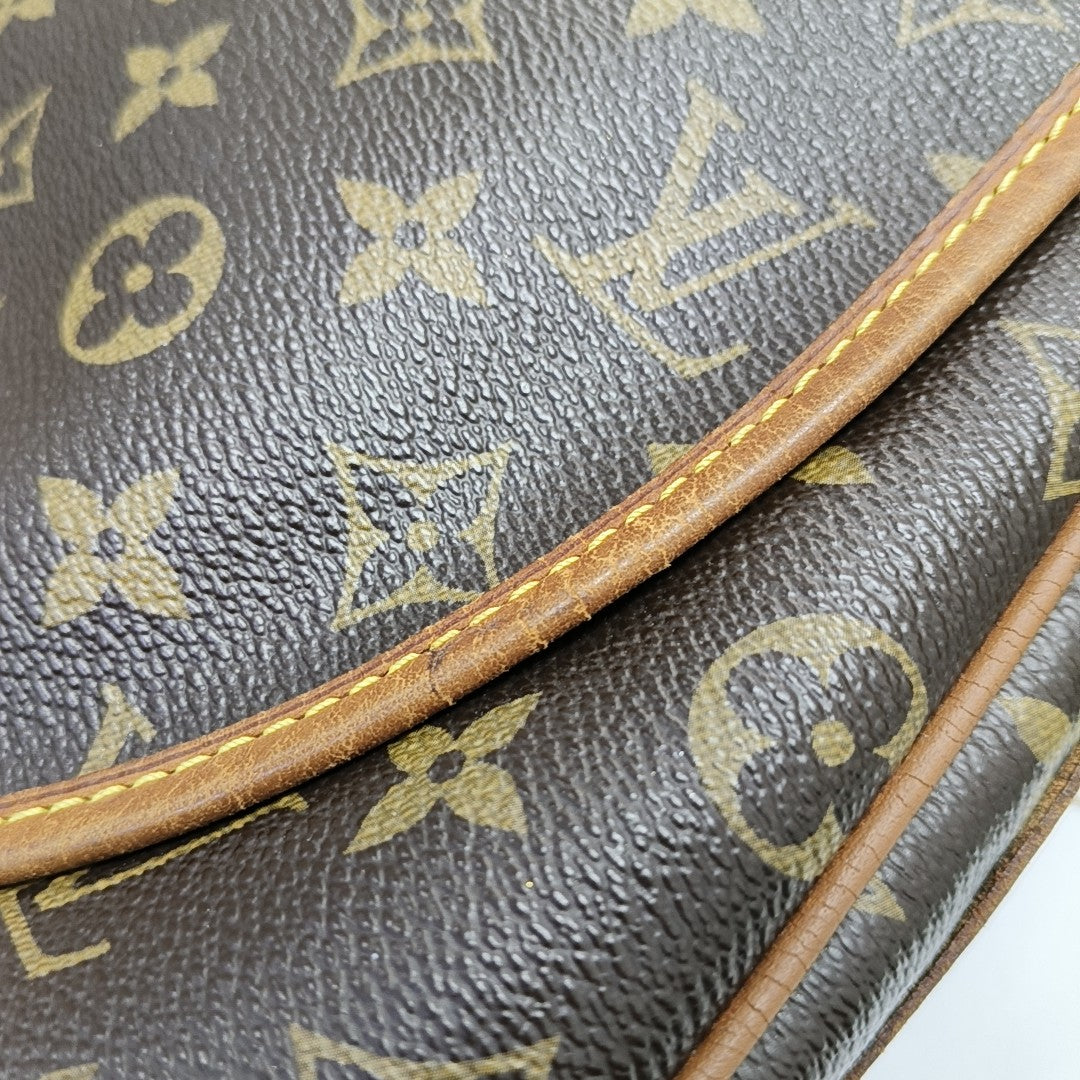 TULUM GM Monogram Coated Canvas Brown