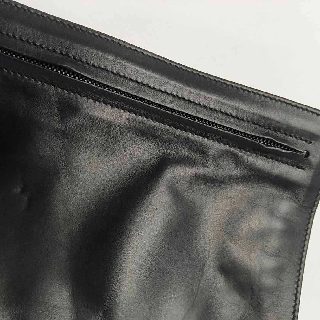 Lambskin Clutch Black