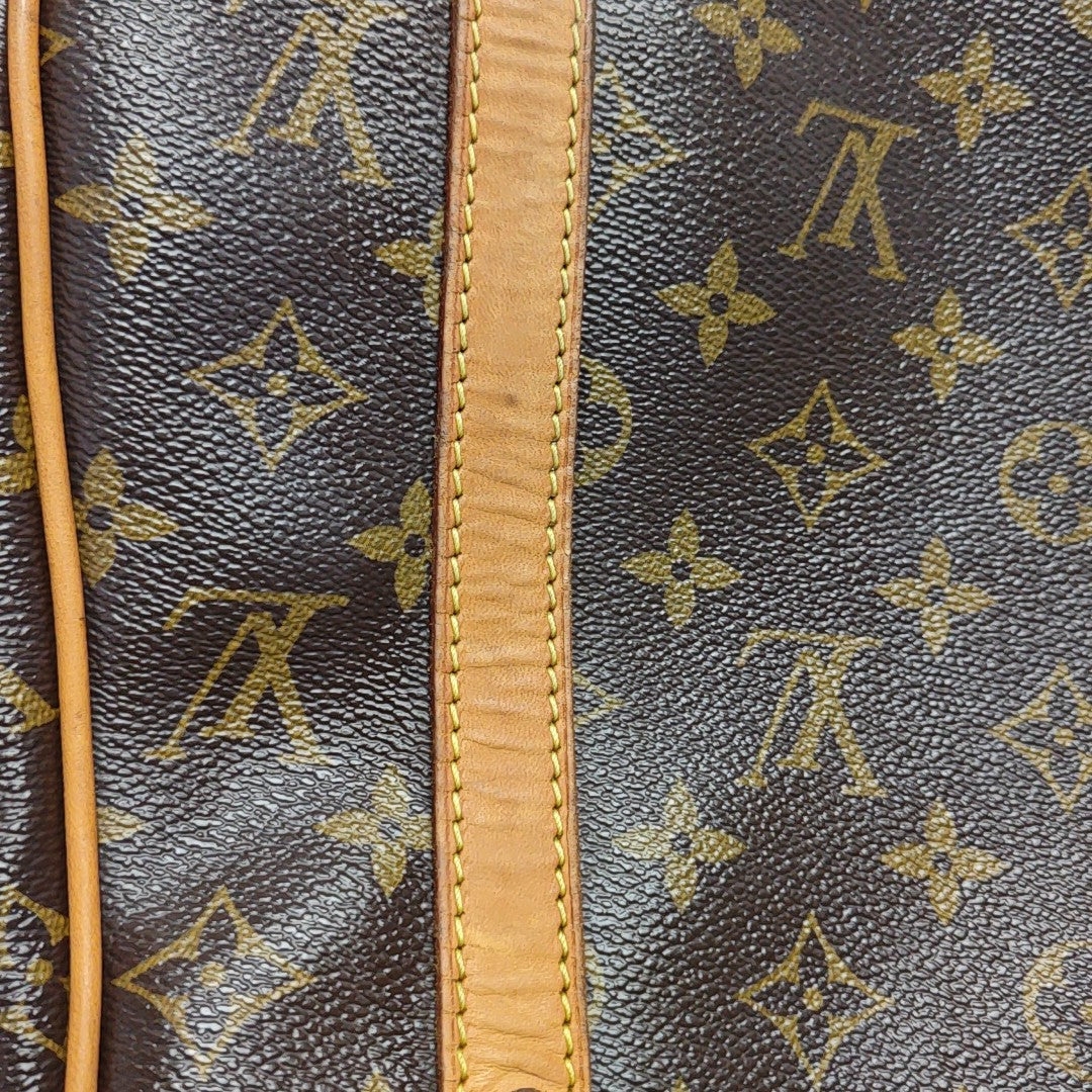 STRESA Monogram Coated Canvas Brown