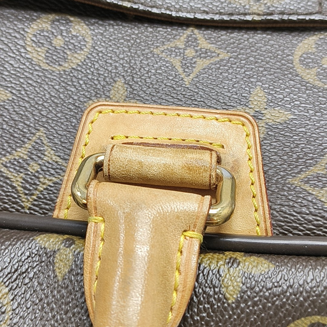 ICARE Monogram Coated Canvas Brown