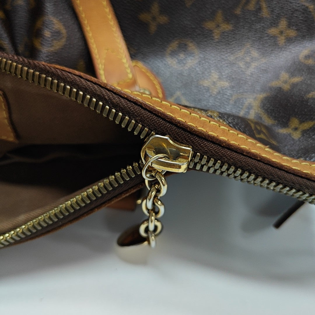 PALERMO PM Monogram Coated Canvas Brown