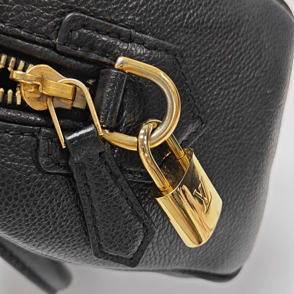 SPEEDY 20 Monogram Calfskin Black