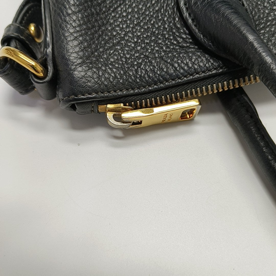 Calfskin Tote Bag Large Black