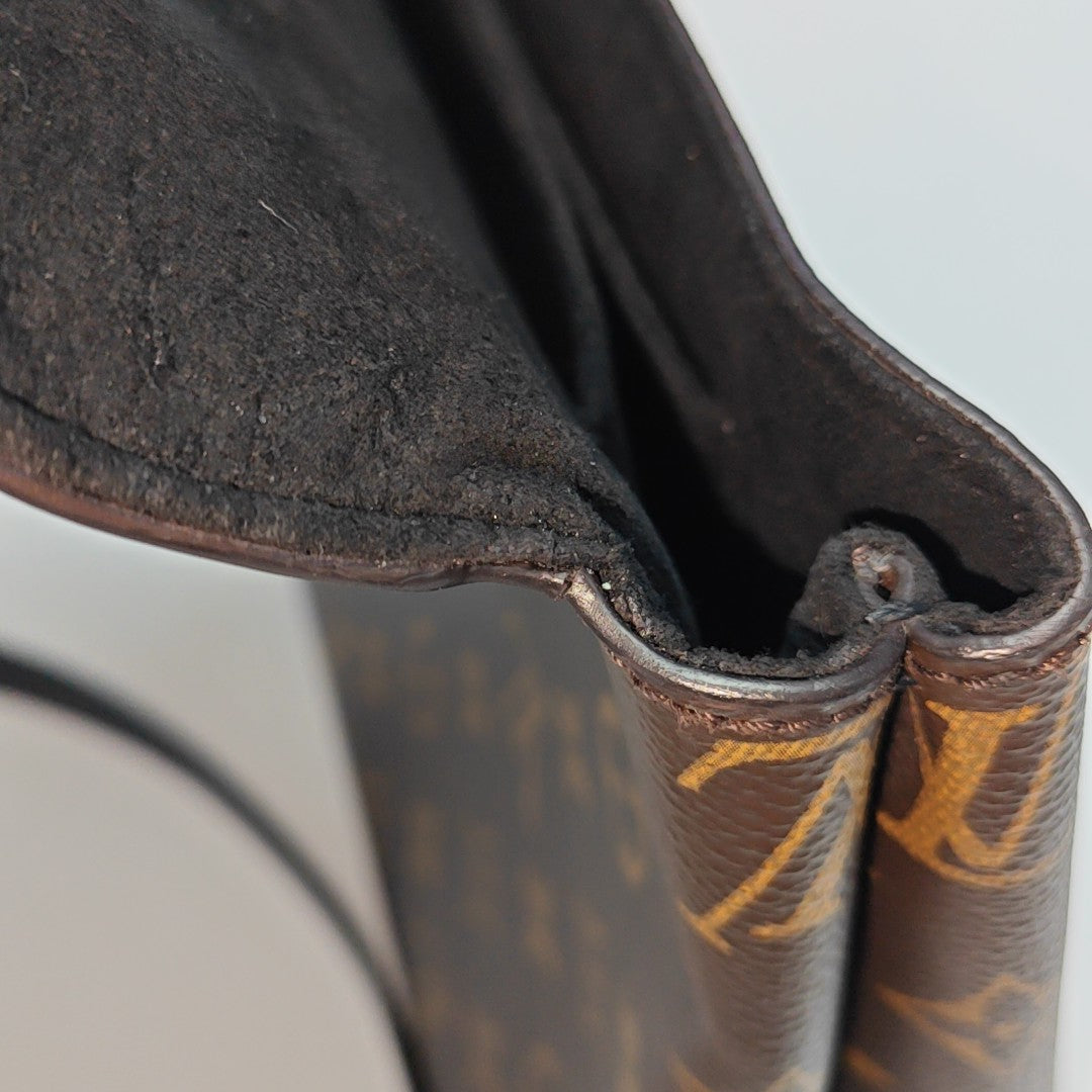 MARIGNAN Monogram Coated Canvas Brown
