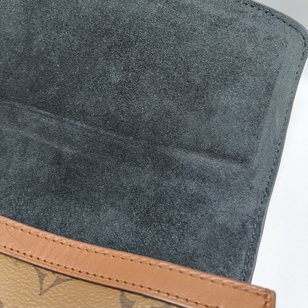 DAUPHINE MM Monogram Coated Canvas Brown
