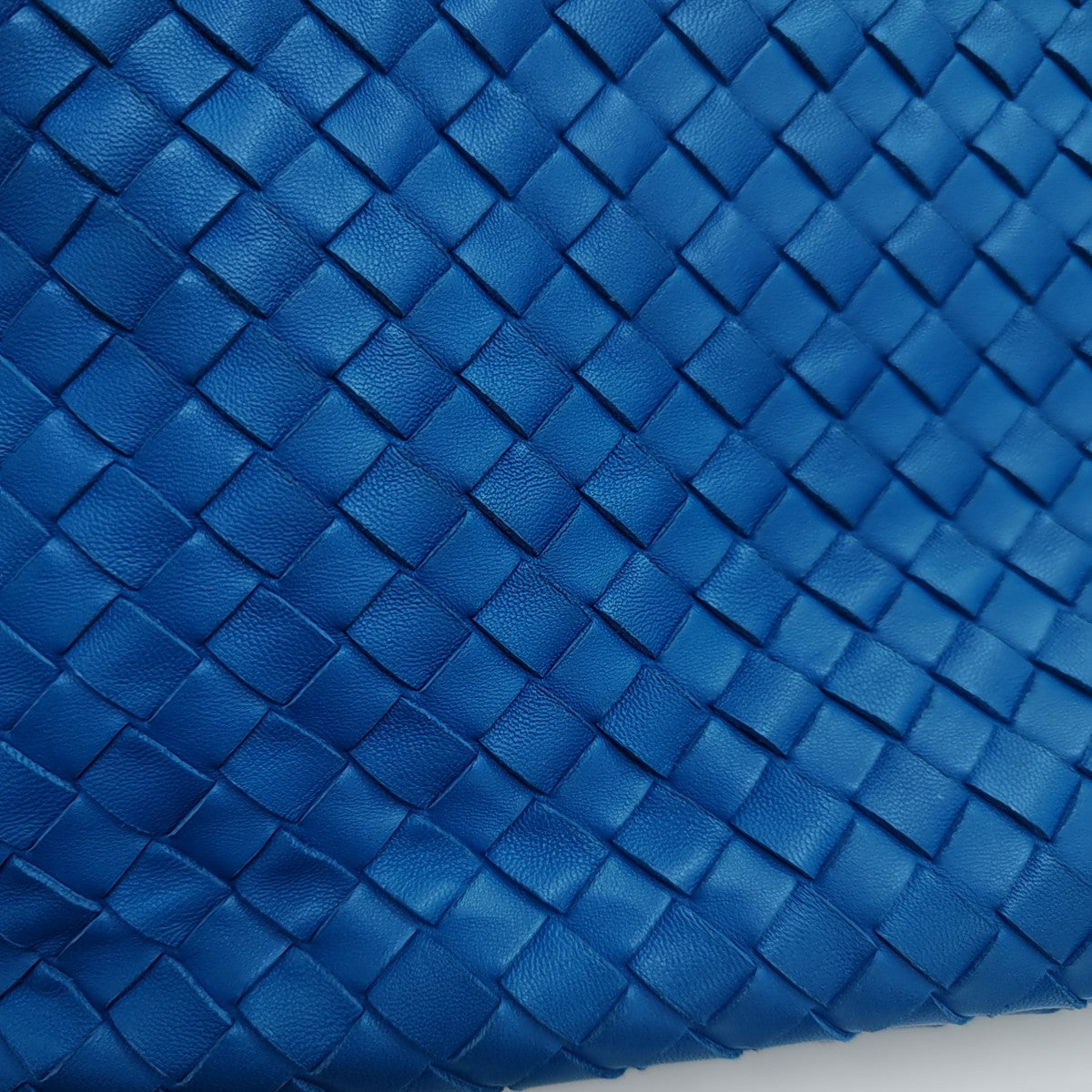Lambskin Top Handle Bag Blue