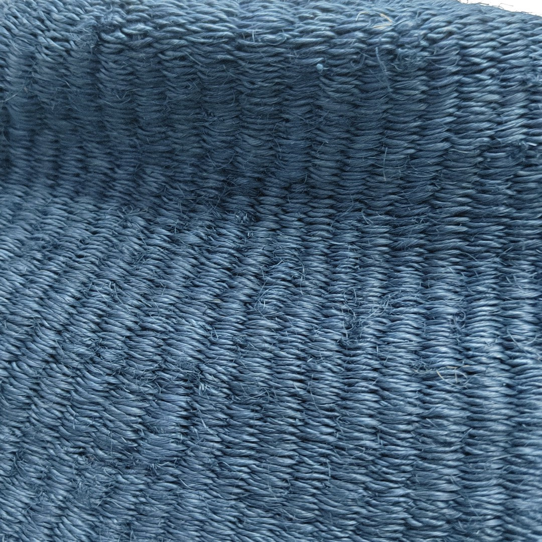 Straw Shoulder Bag Blue