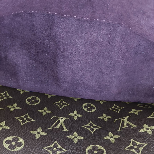 MONTAIGNE GM Monogram Coated Canvas Brown