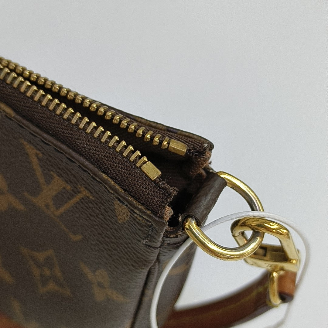 ACCESSOIRES Monogram Coated Canvas Brown