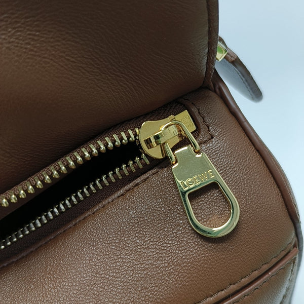 Featherlight Puzzle Small Lambskin Brown