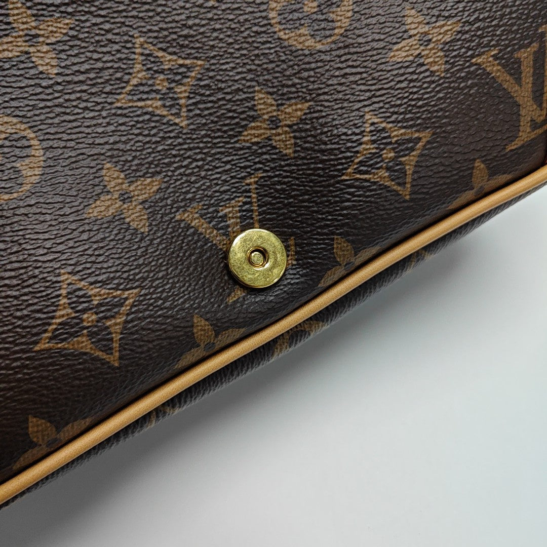 DIANE Monogram Coated Canvas Brown