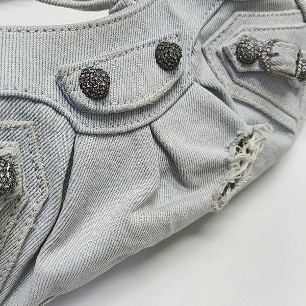 Le Cagole Mini Denim Blue