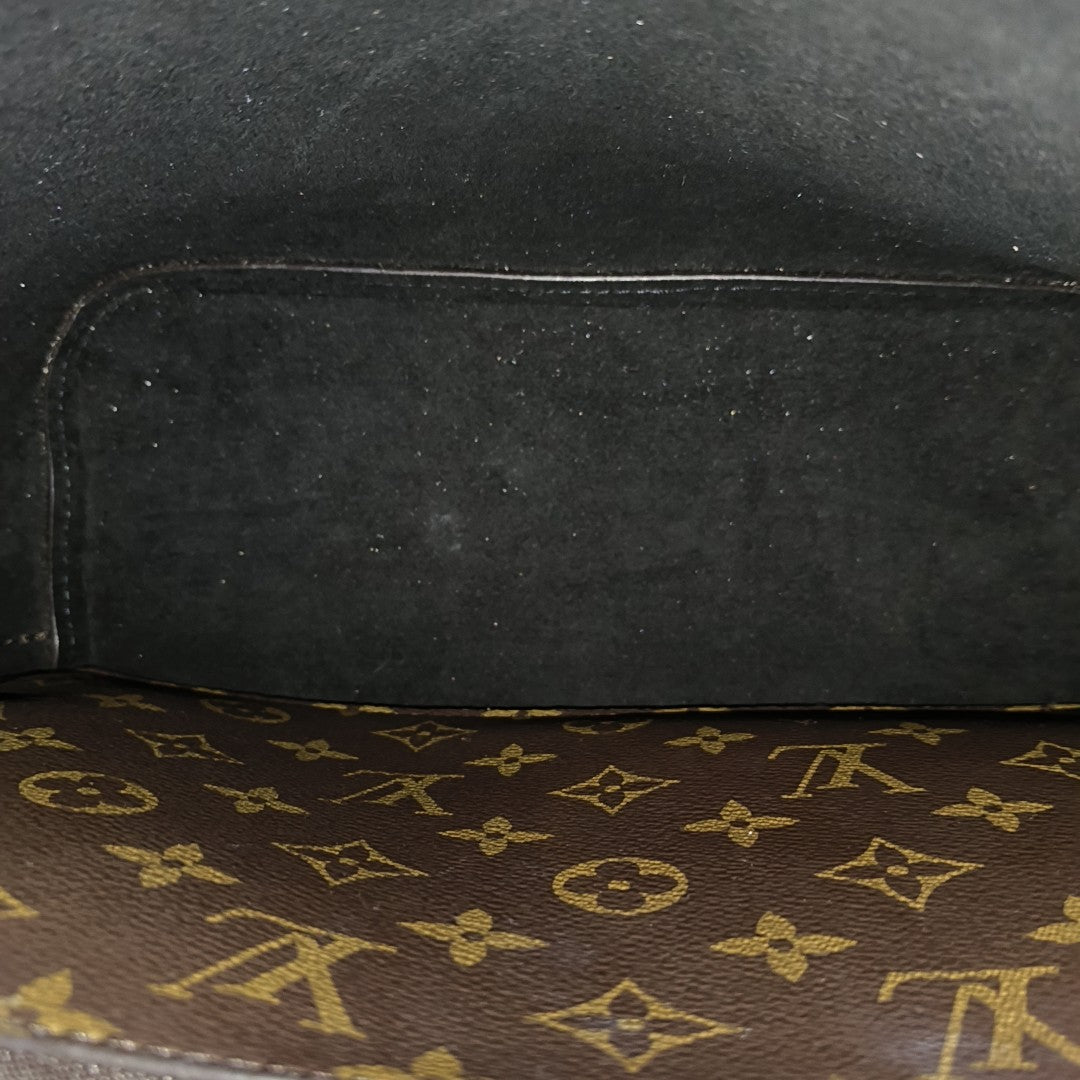 NÉONOÉ MM Monogram Coated Canvas Brown