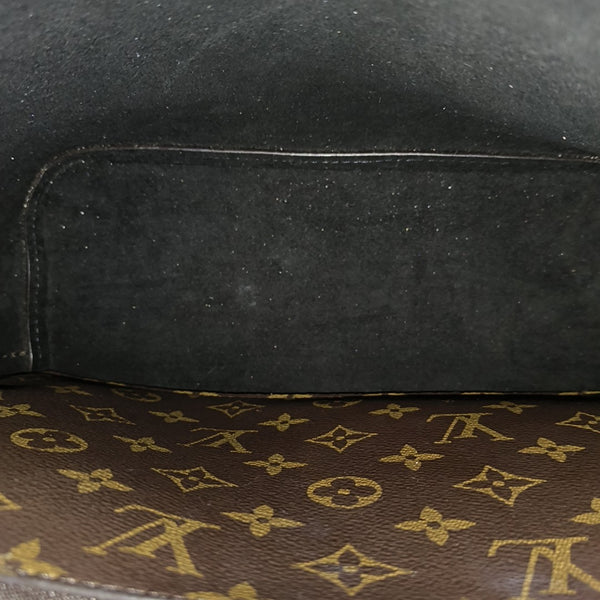 NÉONOÉ MM Monogram Coated Canvas Brown