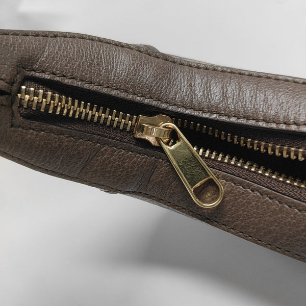 Ophidia Mini Monogram Coated Canvas Beige