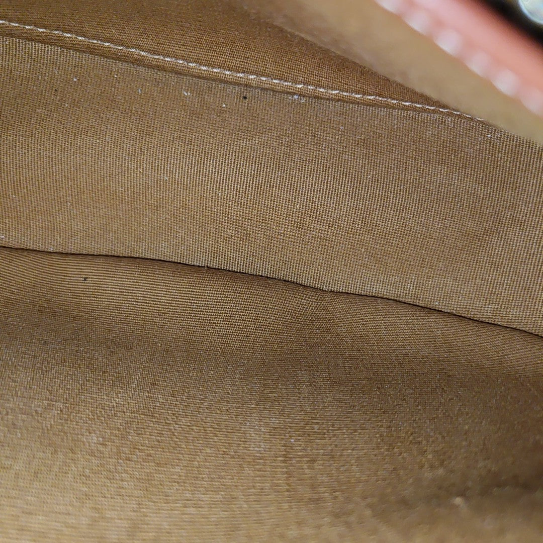 AVA Small Coated Canvas Brown