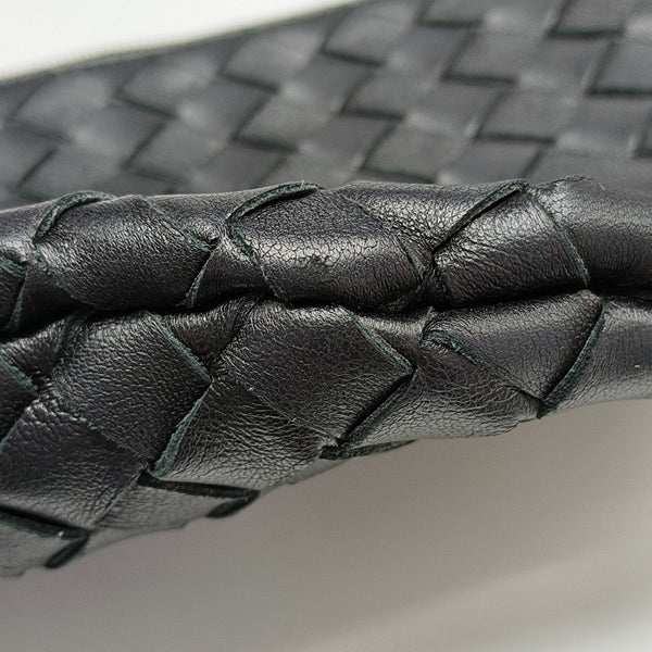 Lambskin Top Handle Bag Black