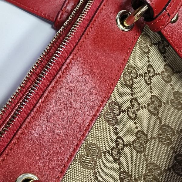 Monogram Canvas Tote Bag Beige