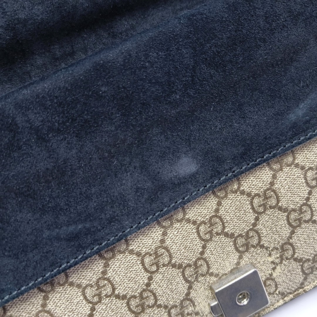 Authenticated pre-owned  Dionysus Small Monogram Coated Canvas Beige - Shoulder Bag at Looply